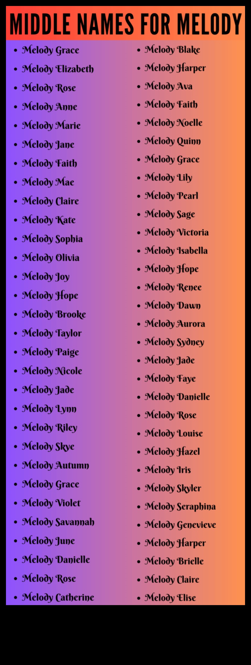 Harmonija nosaukumos: melodiskas un muzikālas izvēles mazuļiem