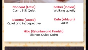 Dvēselisks miers: mierīgi un centrēti mazuļu vārdi